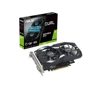 【ASUS 華碩】DUAL GeForce GTX 1650 EVO 4GB OC 超頻版 GDDR6  顯示卡(DUAL-GTX1650-O4GD6-P-EVO)