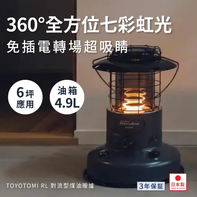 【TOYOTOMI】RL-F2500煤油暖爐(適用約6坪_日本製)