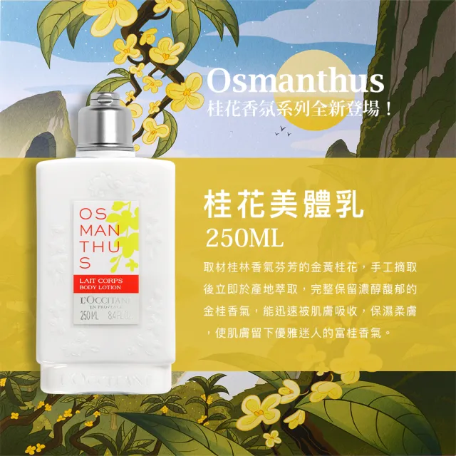 【L’Occitane 歐舒丹】肌膚呵護身體乳-10款任選(245/250/300ml/身體保養/保濕)