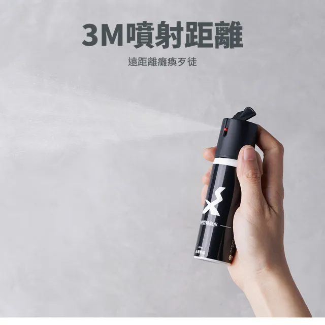 【防災專家】二入組 台灣製 水柱型辣椒水(防誤觸開關 警察標準配備 防身 防狼 防狼噴霧器 辣椒水)