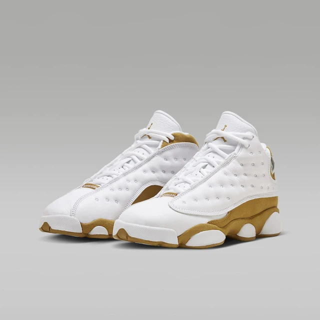 NIKE 耐吉NIKE 耐吉 休閒 籃球鞋 運動鞋 AIR JORDAN 13 RETRO GS 男鞋 女鞋 大童 白咖啡(DJ3003171)