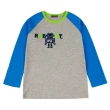 【Crocodile Junior 小鱷魚童裝】『小鱷魚童裝』機器人印圖撞色設計上衣(U64476-23 小童款)