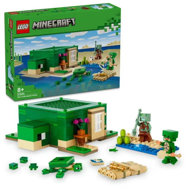 【LEGO 樂高】Minecraft 21254 海龜海灘別墅(The Turtle Beach House 麥塊)