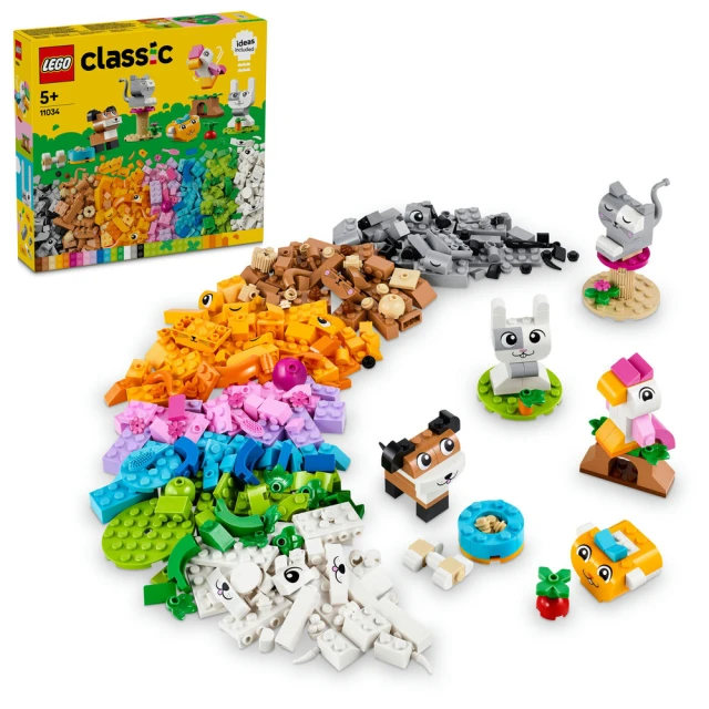 LEGO 樂高 經典套裝 11034 創意寵物(禮物 積木玩具 DIY積木)