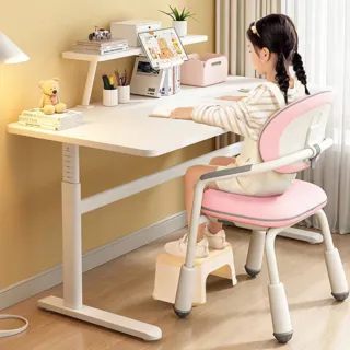 【YOKA佑客家具】可調成長兒童桌椅組-100cm(升降桌椅 學習書桌椅 成長桌椅)
