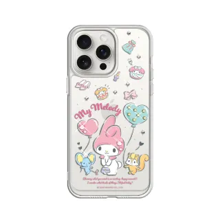 【apbs】三麗鷗  iPhone全系列機型 防震雙料水晶彩鑽手機殼(郊遊美樂蒂)