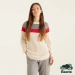 【Roots】Roots女裝-經典小木屋系列 經典拚織罩衫(米色)