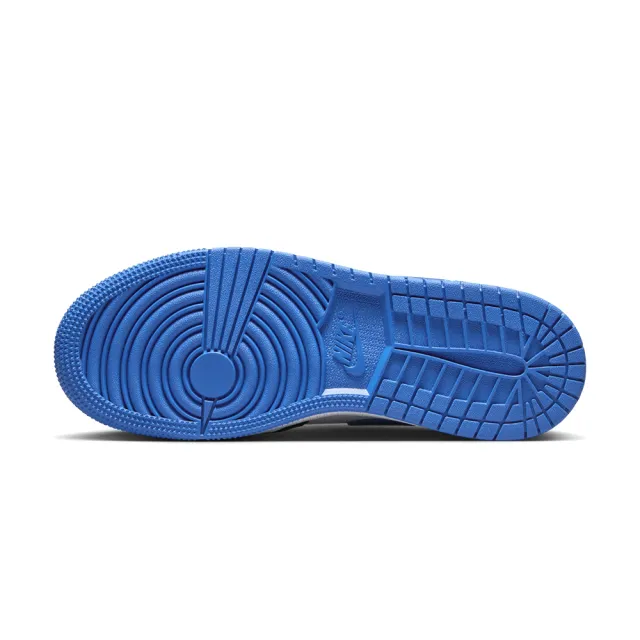 【NIKE 耐吉】AIR JORDAN 1 LOW GS  AJ1 女鞋 大童 休閒運動鞋 藍白黑(553560140)