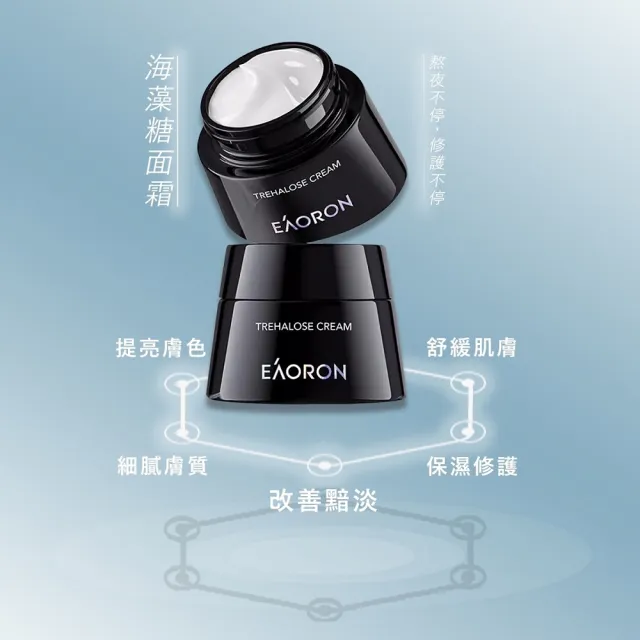 【Eaoron】新一代 海藻糖面霜/空氣霜 50g(澳洲原廠公司貨)