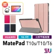 【SYU】HUAWEI MatePad T10s/T10/T6 10.1吋 平板保護皮套(贈鋼化貼+指環扣)