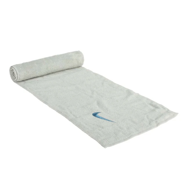 NIKE 耐吉NIKE 耐吉 SOLID CORE 長型毛巾-120X25CM-純棉 海邊 米綠深湖藍(N1001540050NS)