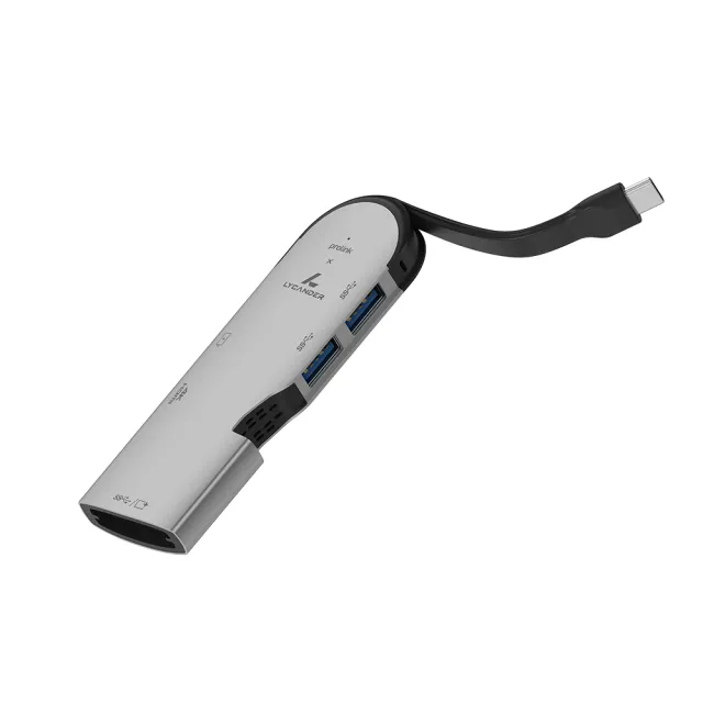 【LYCANDER】5合1 雙USB-C(多端口集線器)