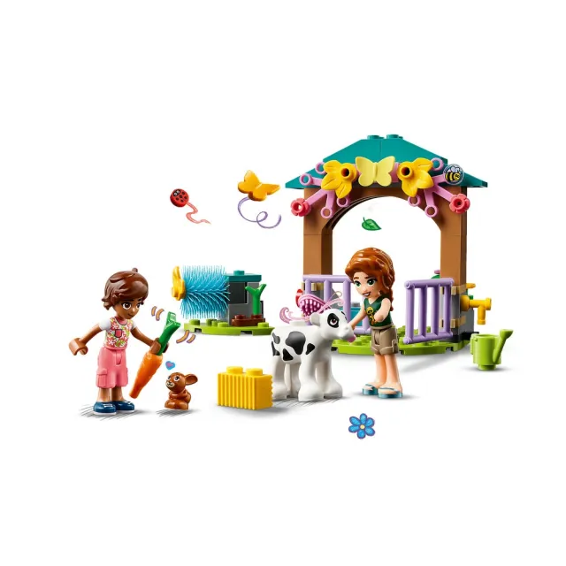 【LEGO 樂高】Friends 42607 小秋的小牛棚(農場玩具 兒童積木 禮物)
