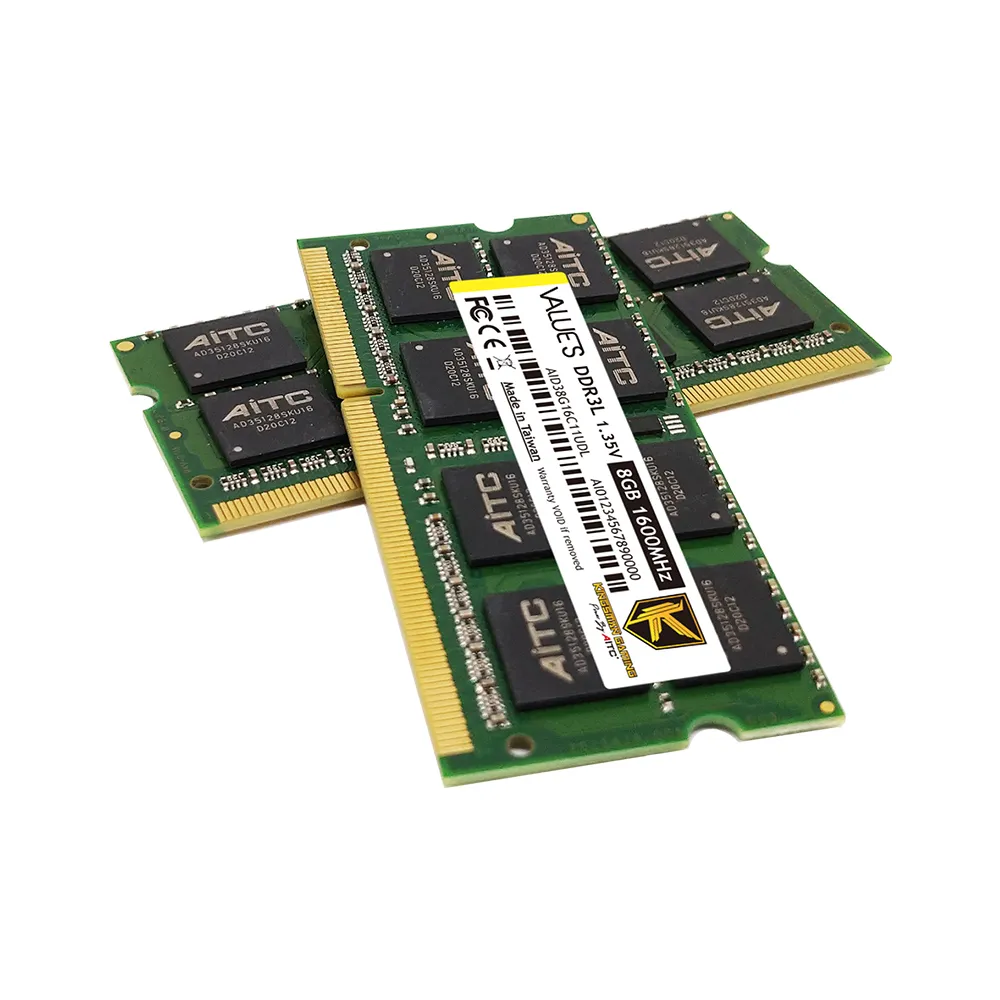 【AITC 艾格】DDR3/D3L 1600_8GB NB用(KSD38G16C11SOD/KSD38G16C11SDL)