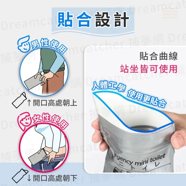 【捕夢網】一次性尿袋(便攜尿袋 拋棄式尿袋 尿袋 車用尿袋 汽車尿袋)