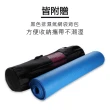 【GER泰】超厚防滑高密度瑜珈墊10mm(運動/健身/NBR/加厚/含收納袋)
