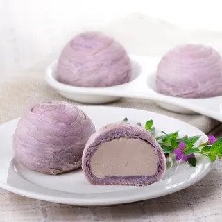 【CHAOBY 超比食品】真台灣味-芋頭酥3入禮盒X4盒(50gx3個/盒)_年菜 年節禮盒