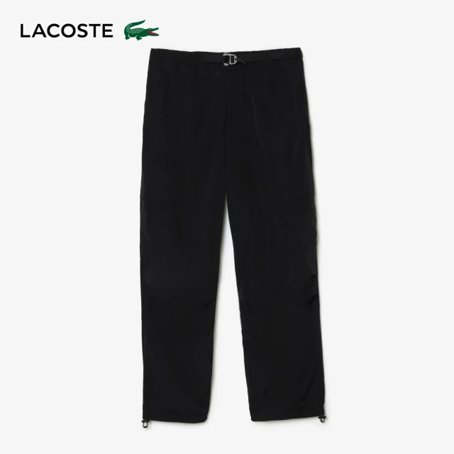 LACOSTE 中性款-印花運動連帽衛衣(海軍藍) 推薦