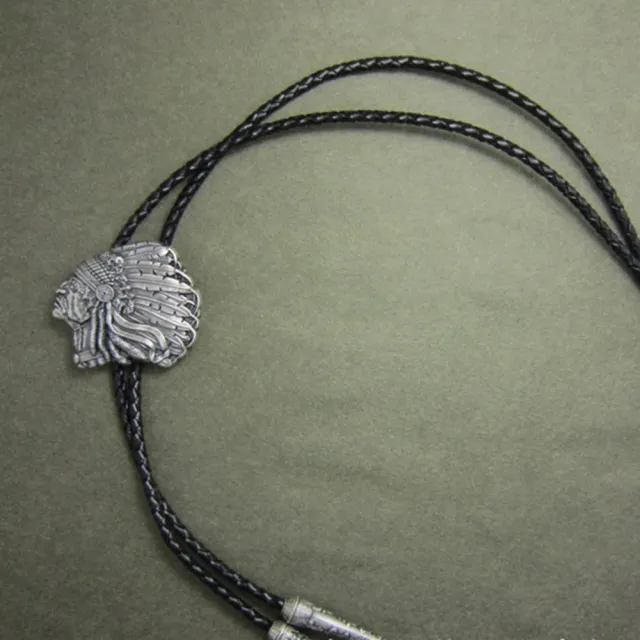 【米蘭精品】現貨+預購 Bolo tie波洛領帶(鍍古銀印地安酋長美式領帶男配件74gx38)