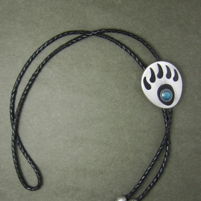 【米蘭精品】現貨+預購 波洛Bolo tie波洛領帶(西部風格熊爪圖騰美式領帶男配件74gx41)