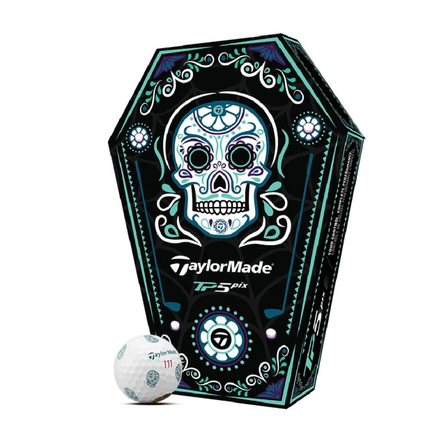 TaylorMade 限量版泰樂梅亡靈節高爾夫球一打(TP5 PIX DiA DE LOS MUERTOS)