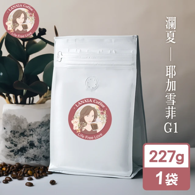 瀾夏 耶加雪菲G1鮮烘咖啡豆(227g/袋) 推薦