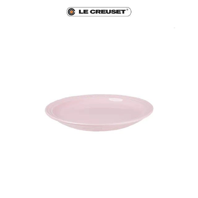 【Le Creuset】瓷器圓盤19cm(雪紡粉)