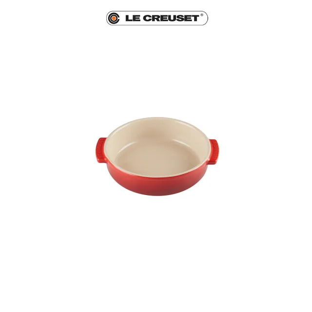 【Le Creuset】瓷器西班牙小菜盤14cm(櫻桃紅)