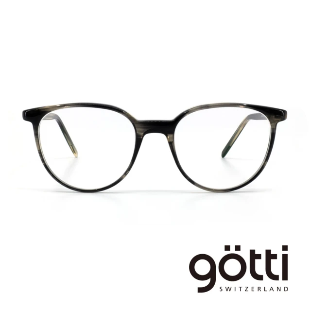 GIGI Studios 歐美內圈透明造型光學眼鏡(黃 - 