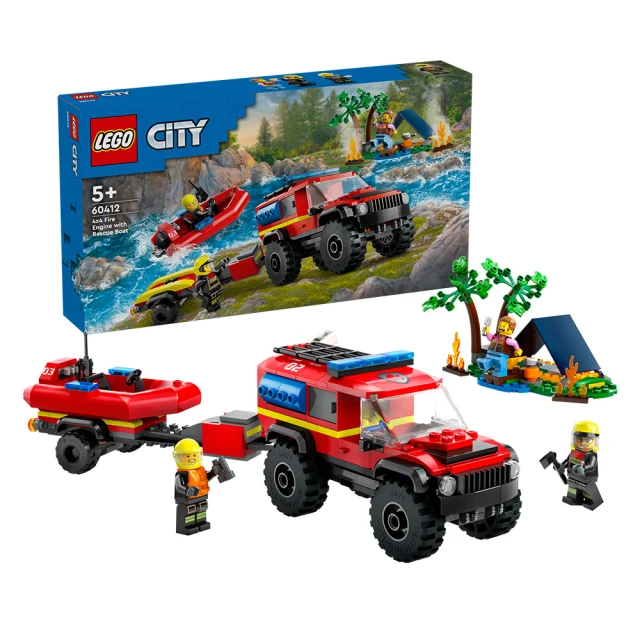 LEGO 樂高 城市系列 60432 指揮探測車和起重裝載機