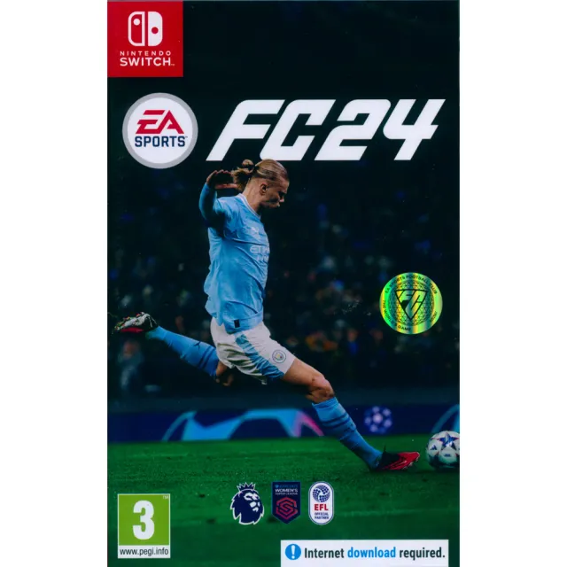 【Nintendo 任天堂】NS Switch EA SPORTS FC 24 國際足盟大賽 24(中英日文歐版)