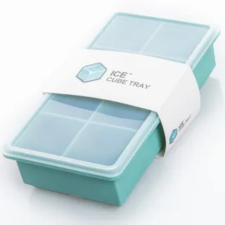 【AHOYE】食品級矽膠副食品分裝盒 8格(製冰盒 寶寶餐具 矽膠保鮮盒)