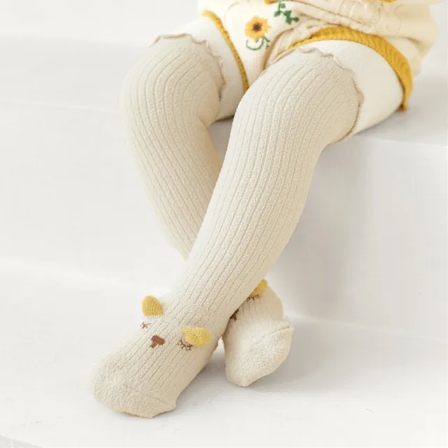【橘魔法】眨眼耳朵珊瑚絨木耳邊長襪(高筒襪 小腿襪 長筒襪 過膝襪 及膝襪 襪子 小童 男童 女童 保暖)