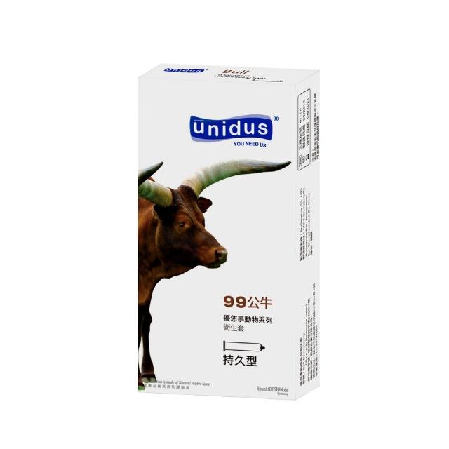 【UNIDUS】動物系列保險套-99公牛持久型12入/盒