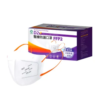 【BenQHealth 明基健康生活】怡安醫療 FFP2五層高防護口罩 20入/盒(D2 & FFP2 雙認證)