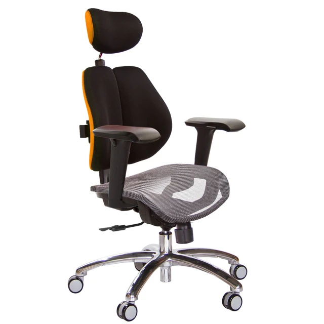 GXG 吉加吉 高雙背網座 電腦椅 鋁腳/4D升降扶手(TW