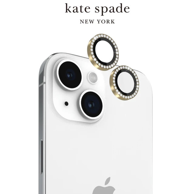 KATE SPADE iPhone 15 / 15 Plus 鏡頭晶鑽貼