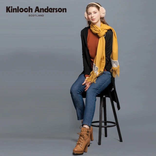 Kinloch AndersonKinloch Anderson 經典百搭牛仔鬆緊長褲 金安德森女裝(KA0762011)