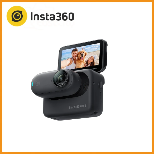 Insta360 GO 3 128G 大螢幕拇指防抖相機 黑