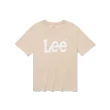 【Lee 官方旗艦】女裝 短袖T恤 / 大LOGO 透明標牌 共2色 男朋友版型(LB302091034 / LB302091K11)