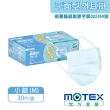 【MOTEX 摩戴舒】平面醫用口罩 小臉款 天空藍(30片/盒)