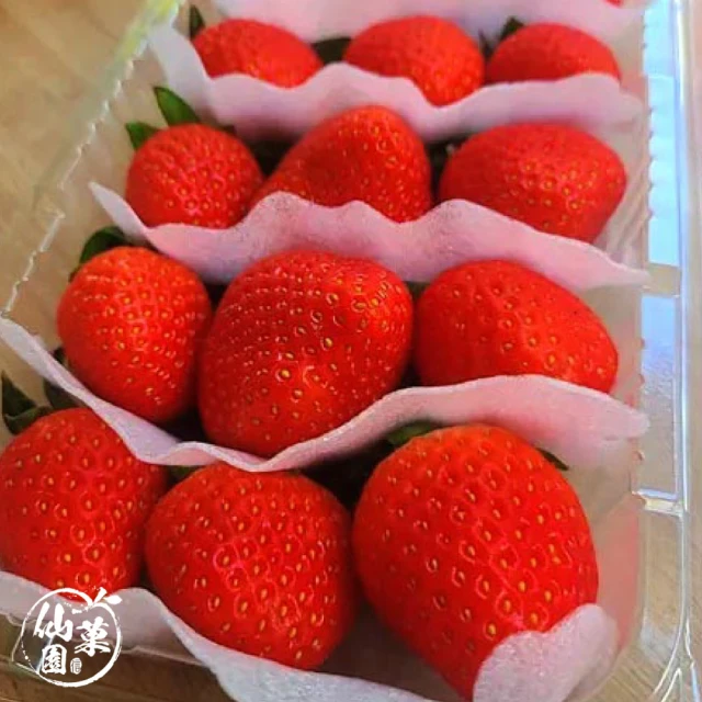 仙菓園 日本德島水蜜桃草莓禮盒 900g±10% 20-24