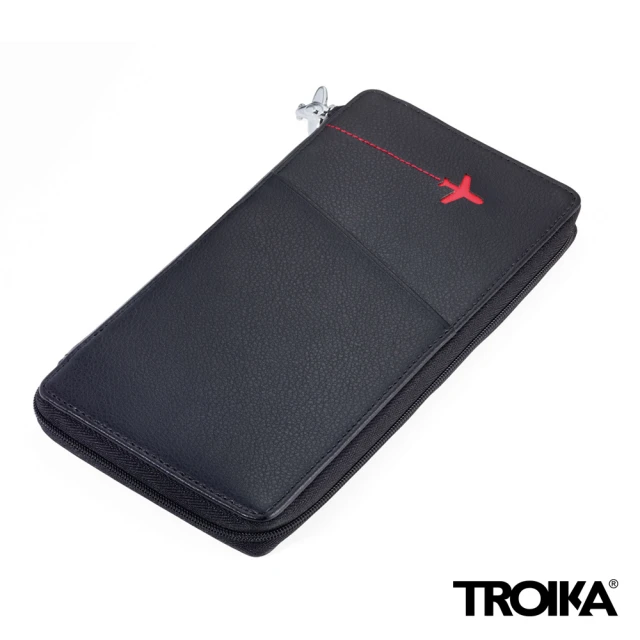 Troika 城市漫遊 可擴充防水黑色 16”筆電包(16吋