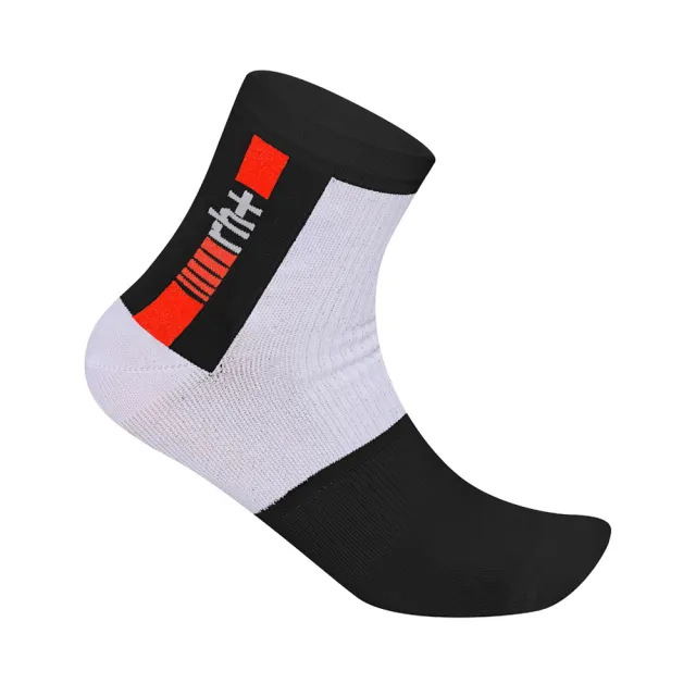 【ZeroRH+】義大利AGILITY低筒5CM運動襪(黑色、白色 ECX9139)