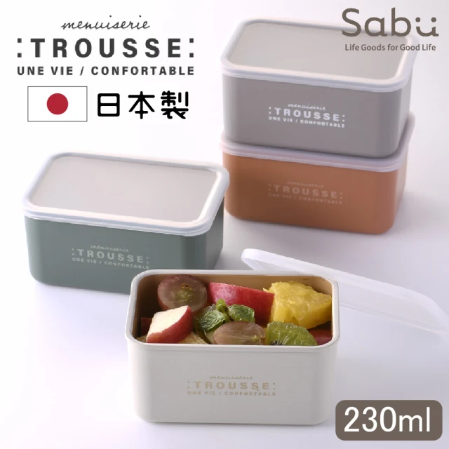 SABU HIROMORI 日本製TROUSSE可微波木紋保鮮盒(230ml、可微波、4色任選/戶外/露營/野餐)