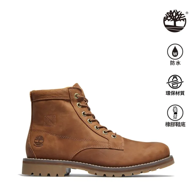 【Timberland】男款鐵鏽色休閒防水靴(A44MYF13)