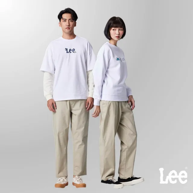 【Lee】男女同款 休閒褲 / 腰帶可調 寬褲 共4色 男女共版/ UNGENDER 系列(LB320005)