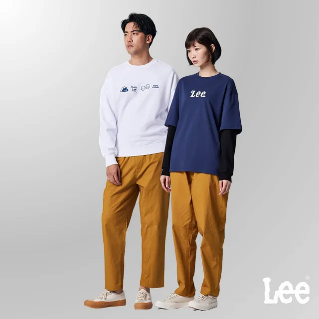 【Lee】男女同款 休閒褲 / 腰帶可調 寬褲 共4色 男女共版/ UNGENDER 系列(LB320005)