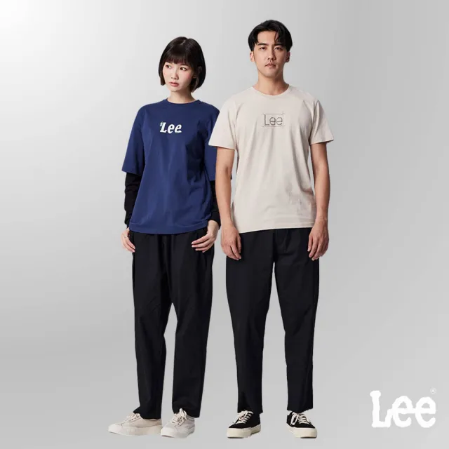 【Lee】男女同款 休閒褲 / 腰帶可調 寬褲 共4色 男女共版/ UNGENDER 系列(LB320005)
