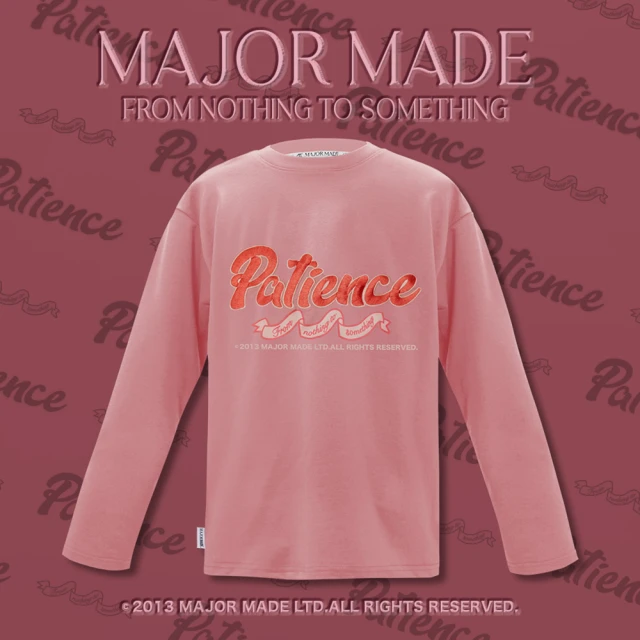 MAJOR MADE Patience小緞帶長TEE(#長袖上衣#T-shirt#薄長袖)